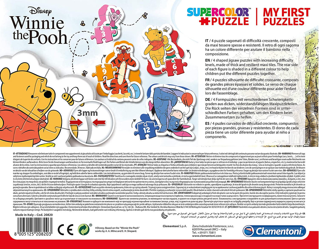 SUPER COLOUR: My First Puzzles - Winnie the Pooh