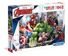 Load image into Gallery viewer, SUPER COLOUR: Maxi, 104pcs The Avengers - Marvel