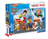 SUPER COLOUR: Maxi, 104pc Paw Patrol Puzzle