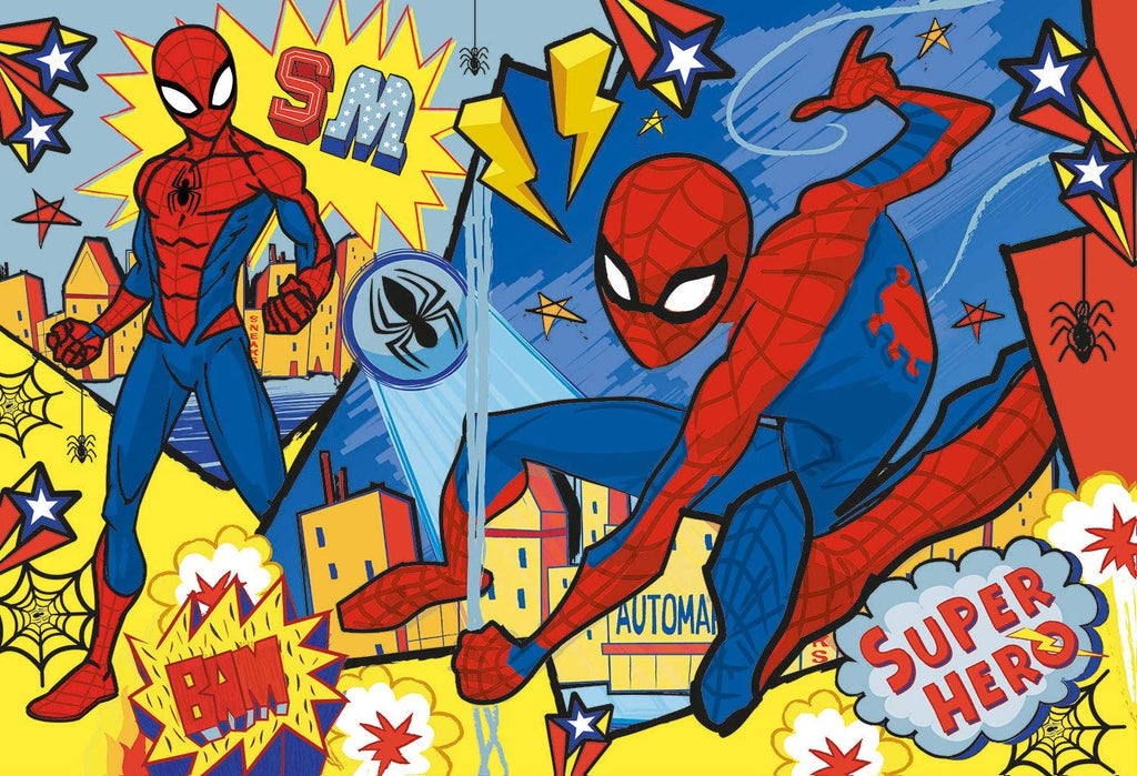 SUPER COLOUR: Maxi, 24pc Spider-Man Puzzle