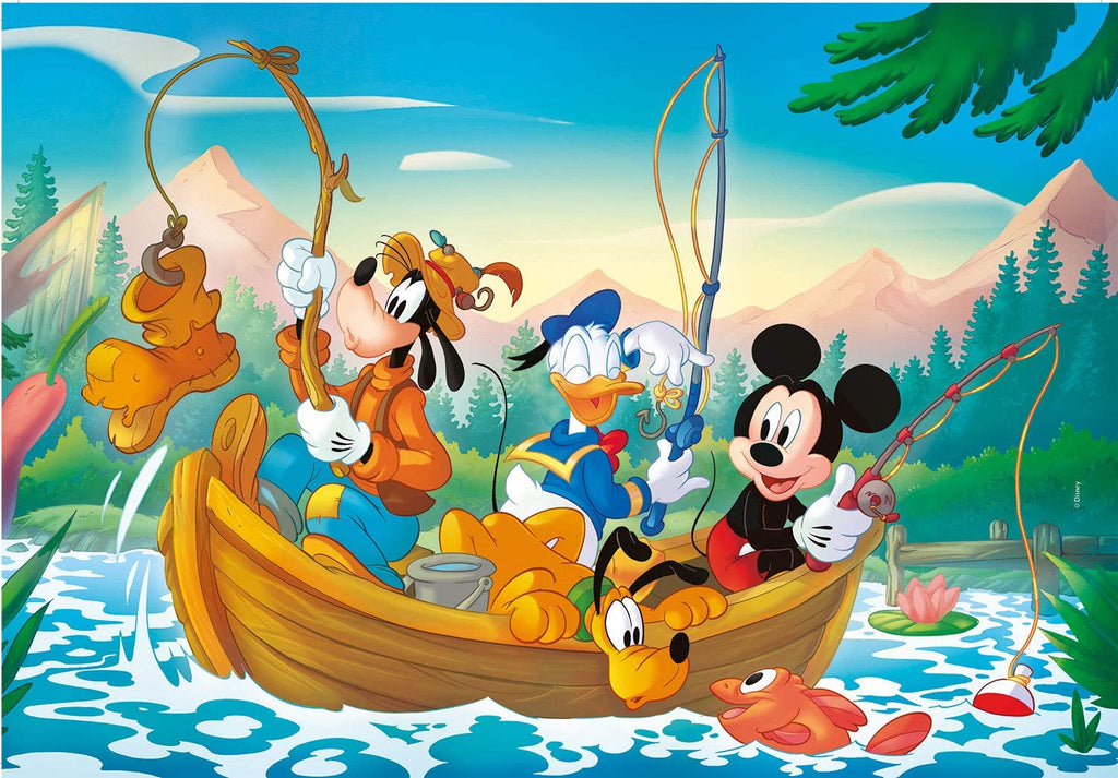 SUPER COLOUR: 3 x 48pc Disney Mickey and Friends