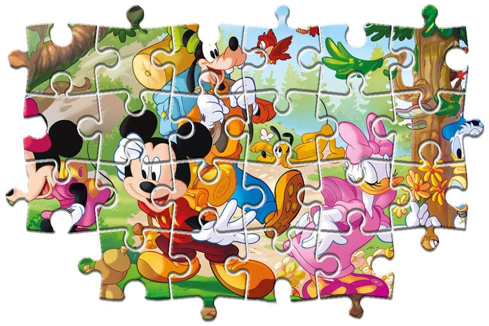 SUPER COLOUR: 3 x 48pc Disney Mickey and Friends