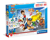 HAPPY COLOUR: 60pc Double Sided Colouring In - Paw Patrol