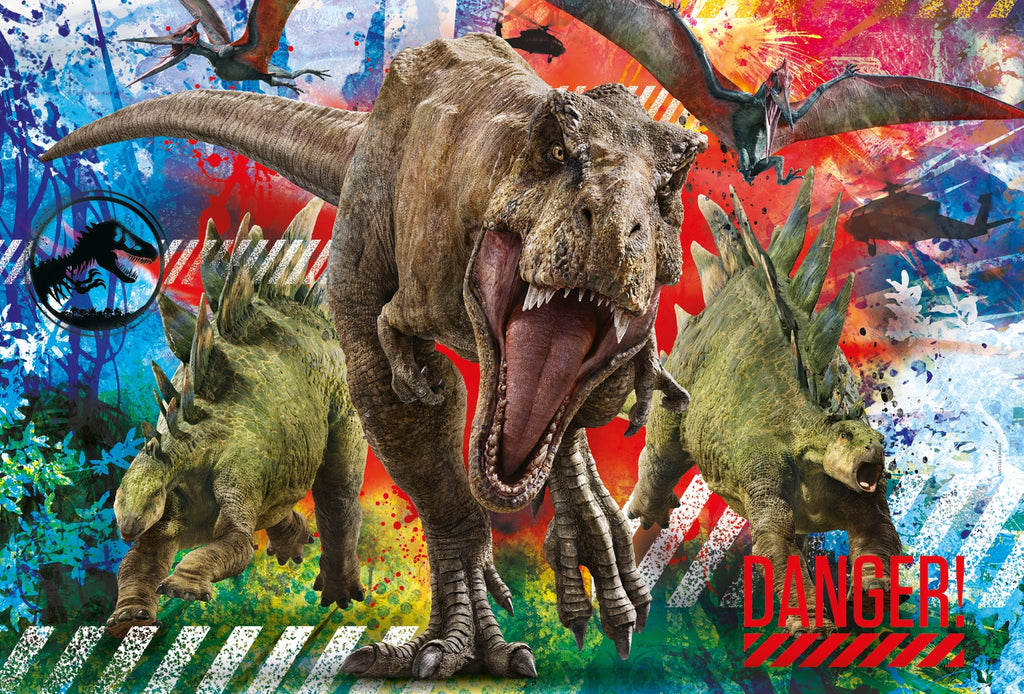 SUPER COLOUR: Maxi 60pc Puzzle Jurassic World