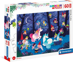 SUPER COLOUR: 60pc Puzzle Fairy Woods Maxi