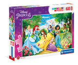 60pcs, Maxi Disney Princess Puzzle