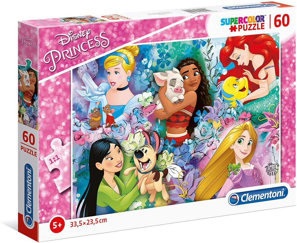 SUPER COLOUR: 60pc Disney Princess Puzzle 2