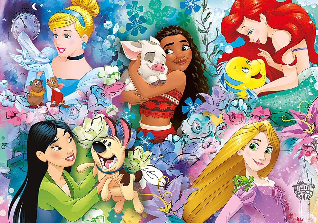SUPER COLOUR: 60pc Disney Princess Puzzle 2