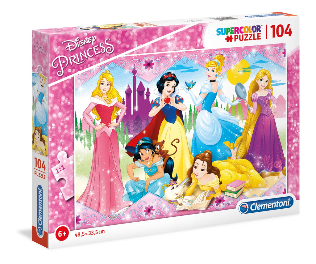 SUPER COLOUR: 104pc Disney Princess Puzzle
