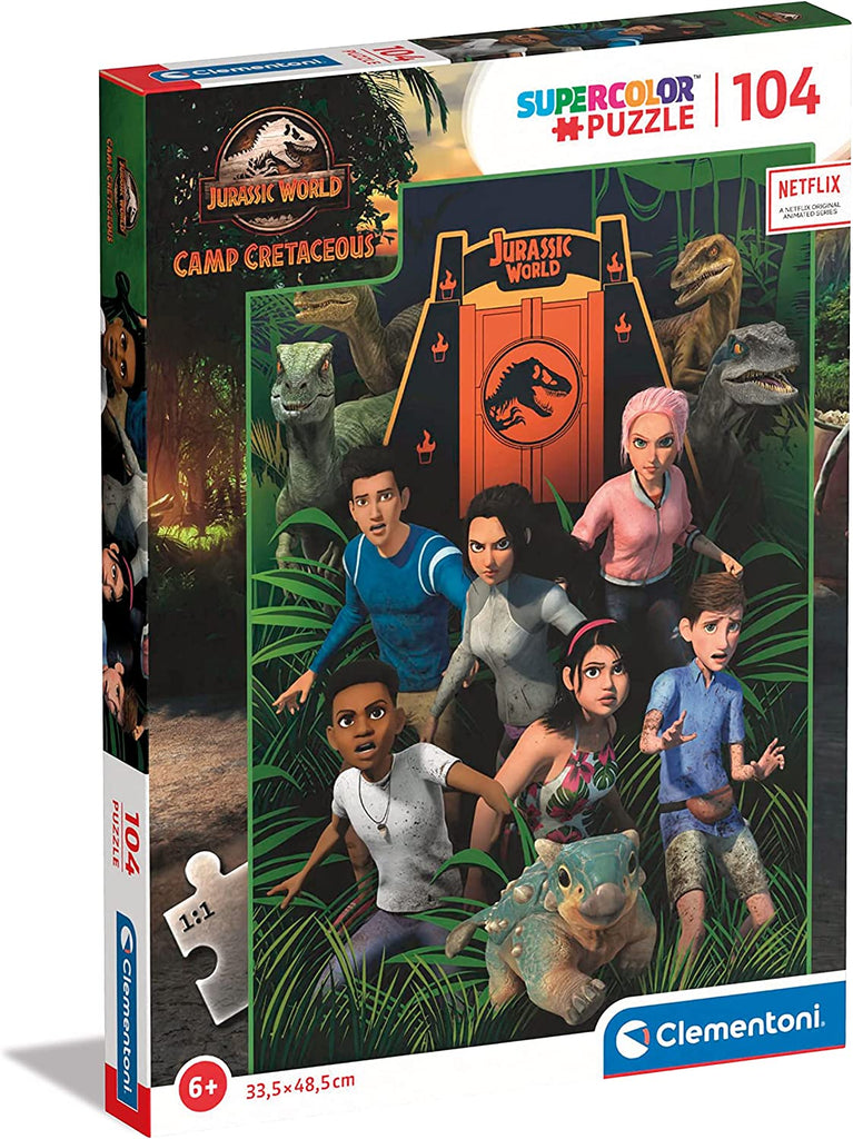 SUPER COLOUR: 104pc Jurassic World Camp Cretaceous