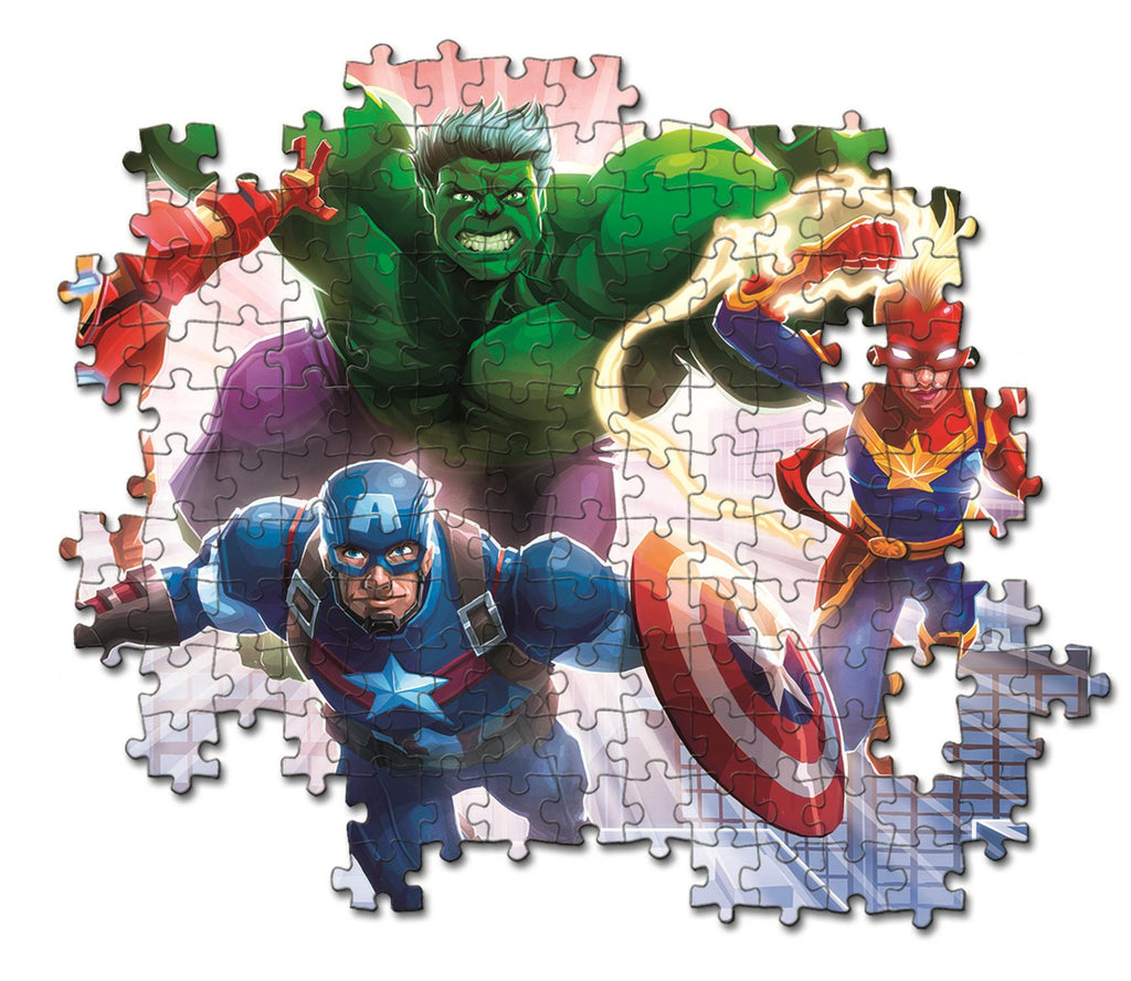 GLOWING LIGHTS: 104pc Avengers (Glowing) Puzzle