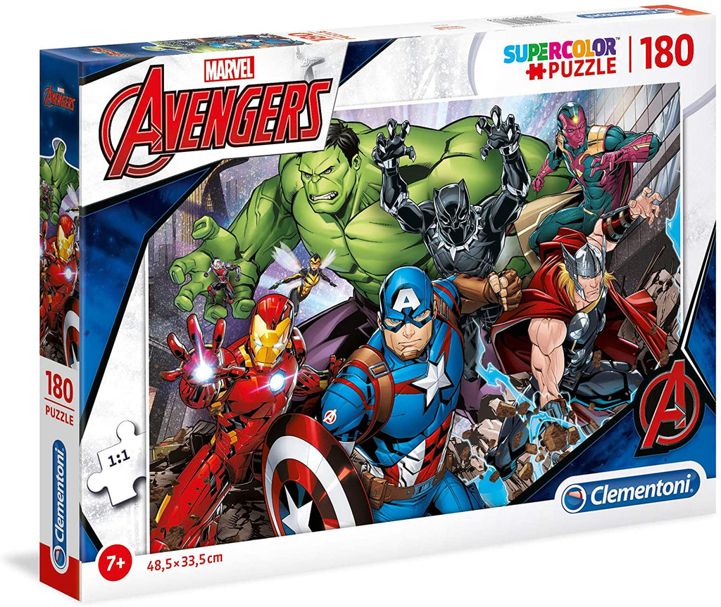 SUPER COLOUR: 180pc Marvel, The Avengers