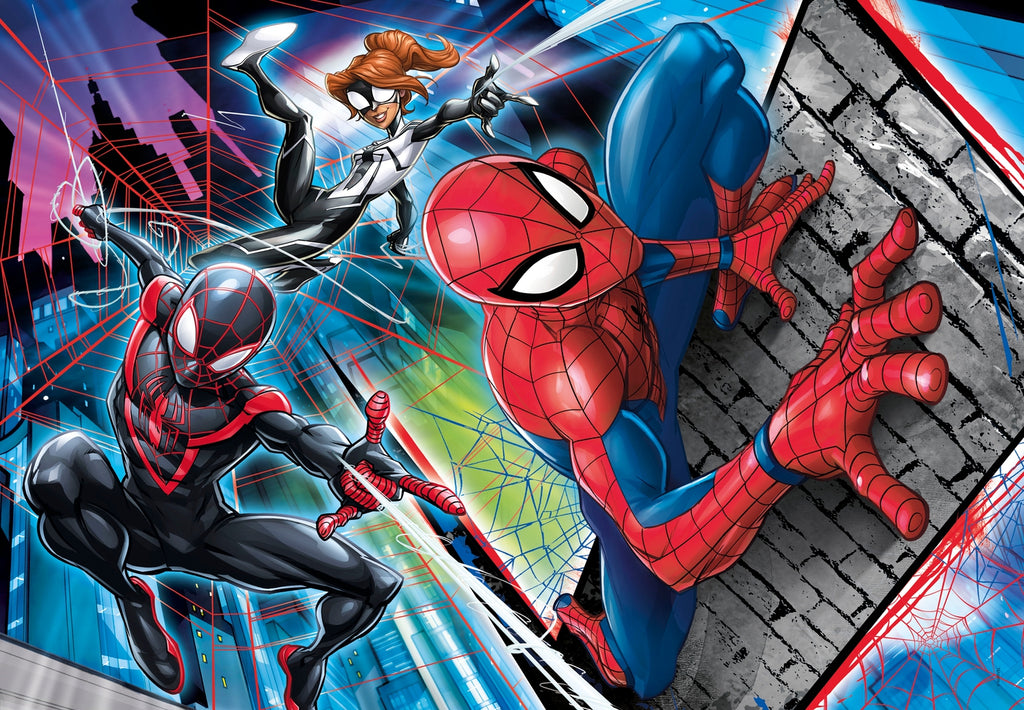 SUPER COLOUR: 180pc Marvel Spider-Man Children's Puzzle