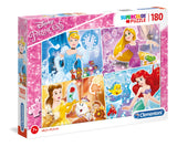 SUPER COLOUR: 180pc Disney Princess Puzzle