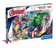 Load image into Gallery viewer, SUPER COLOUR: 180pc Marvel Avengers Children&#39;s Puzzle