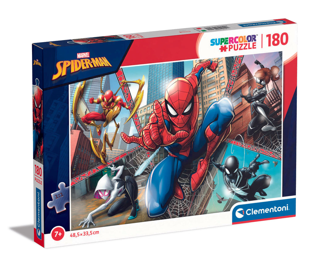 SUPER COLOUR: 180pcs Marvel Spider-Man Puzzle