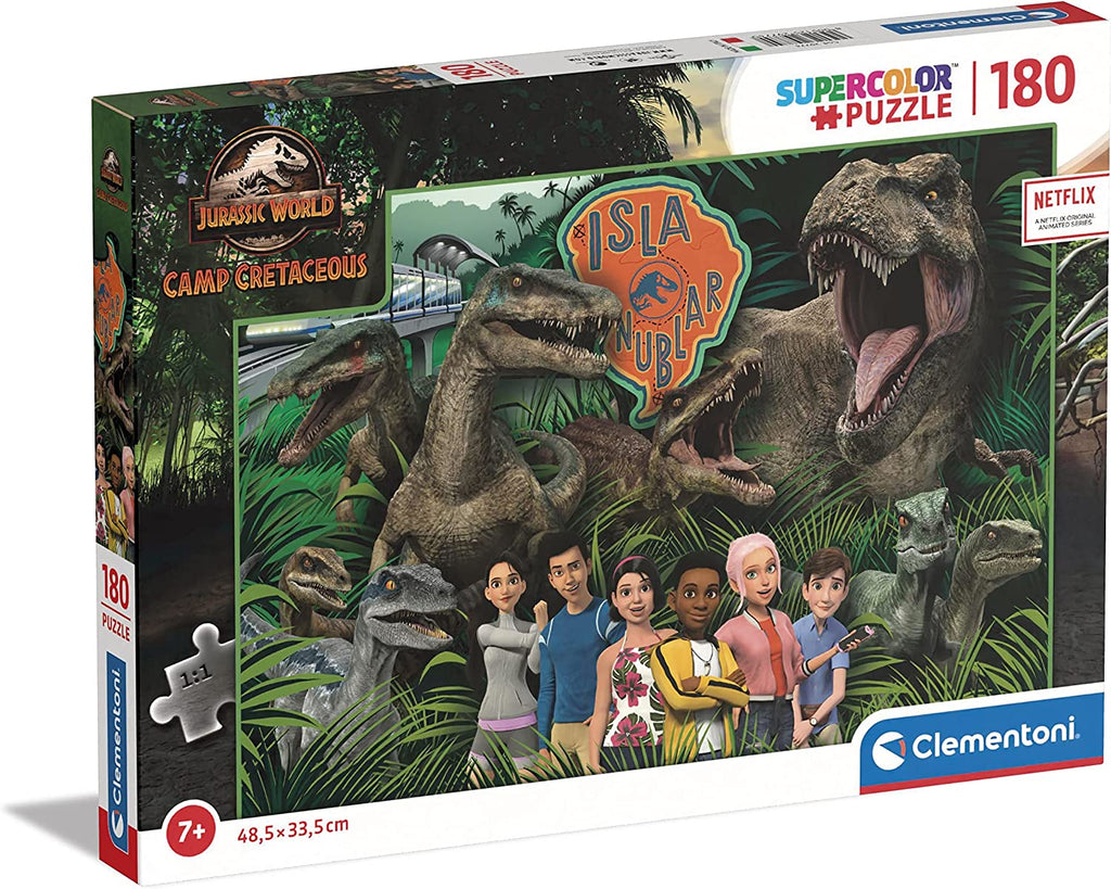 SUPER COLOUR: 180pc Jurassic World Camp Cretaceous