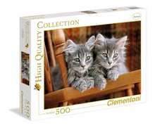 Load image into Gallery viewer, 500pc, Two Grey Kittens