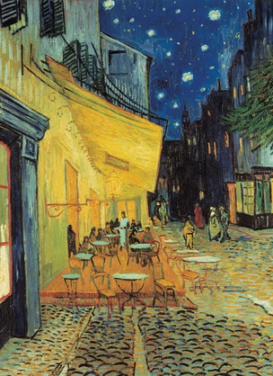 MUSEUM COLLECTION: 1000PC  CAFE TERRACE AT NIGHT  - Van Gogh