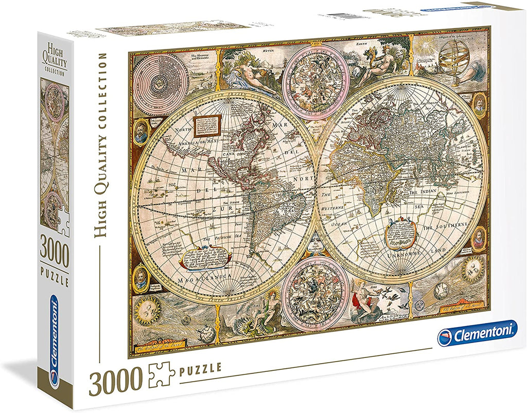 3000pcs Old Map Puzzle