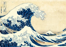 Load image into Gallery viewer, MUSEUM COLLECTION: 1000pc La Grande Onda Di Hok (Hokusai The wave)
