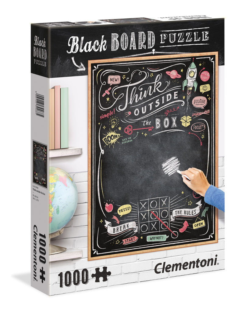 Blackboard Puzzle: 1000pc, Think Outside The Box
