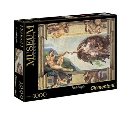 MUSEUM COLLECTION: 1000PC, THE CREATION OF MAN - MICHELANGELO
