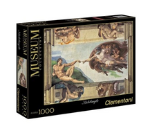 Load image into Gallery viewer, MUSEUM COLLECTION: 1000PC, THE CREATION OF MAN - MICHELANGELO