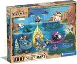 Disney Maps: 1000pc  Little Mermaid