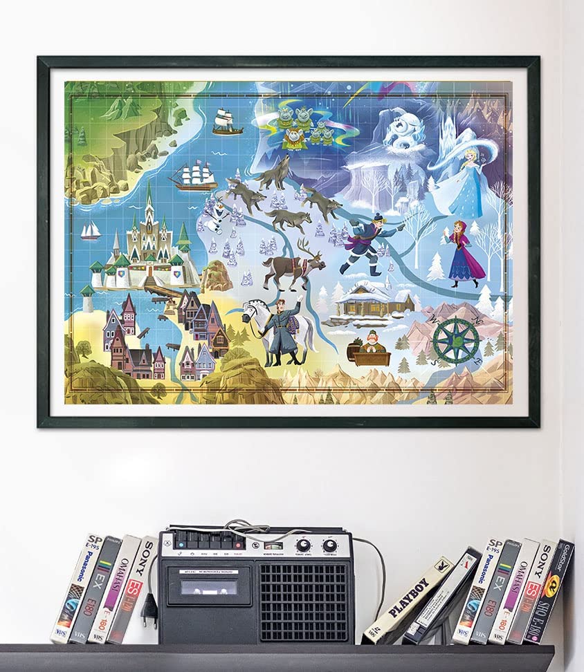 Disney Maps: 1000pc Frozen