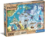 Disney Maps: 1000pc Frozen