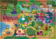 Load image into Gallery viewer, Disney Maps: 1000pc Alice in W.land