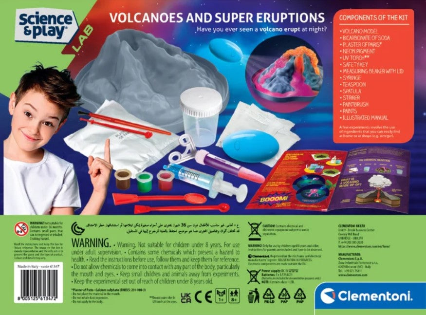 Science & Play: Volcano Glow in the Dark Set