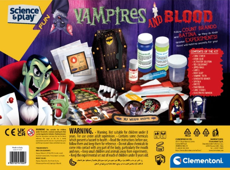 Science & Play: FUN Vampire and Blood Kit