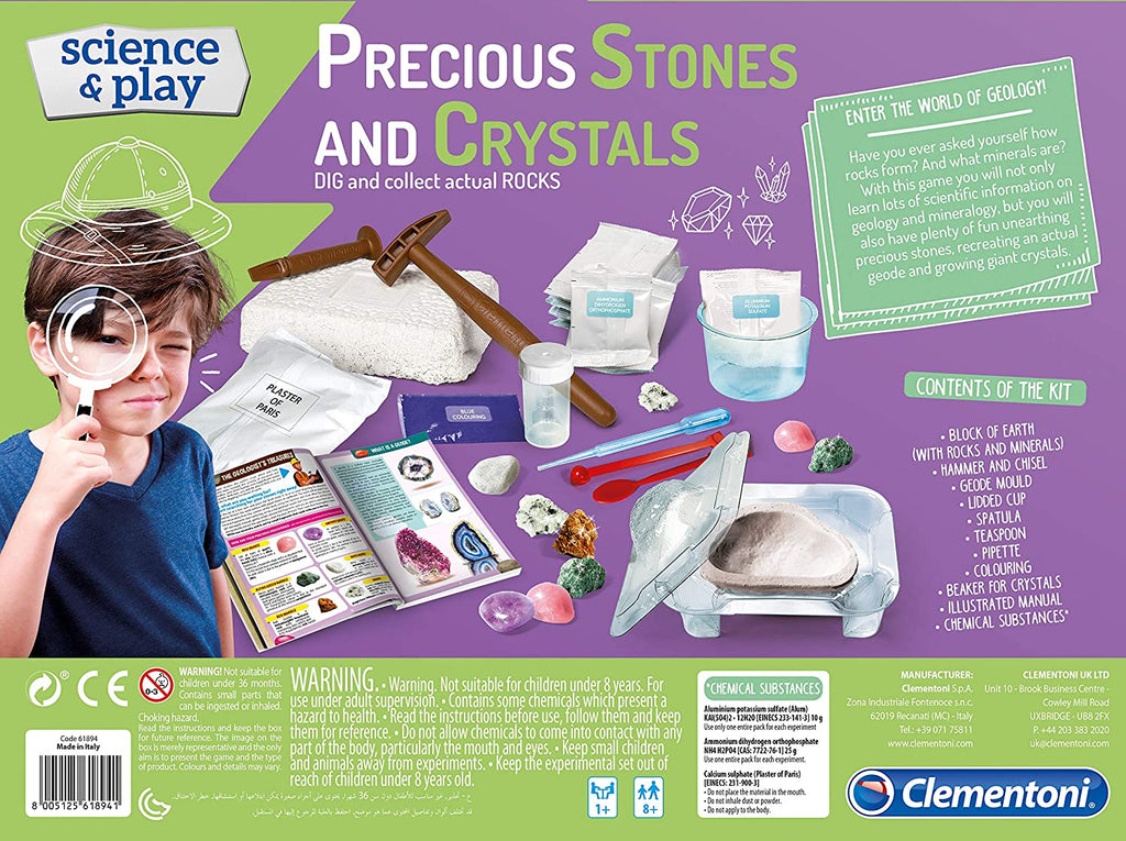 Science & Play: Crystals and Minerals Set