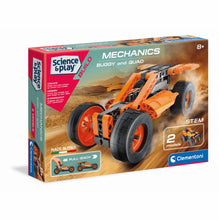 Load image into Gallery viewer, Science &amp; Play: BUILD Mechanics Laboratory: Buggy &amp; Quad Pull Back