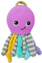 Load image into Gallery viewer, OLLIE OCTOPUS TEETHER BUDDY PURPLE