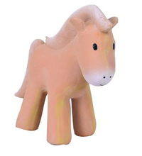 Load image into Gallery viewer, HORSE - NATURAL RUBBER RATTLE &amp; BATH TOY