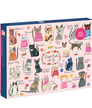 COOL CATS A-Z  1000PC FAMILY  PUZZLE