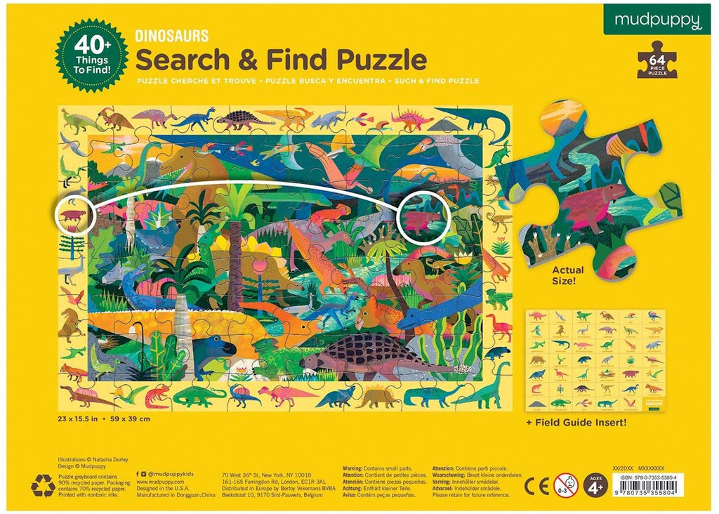 SEARCH AND FIND DINOSAURS
