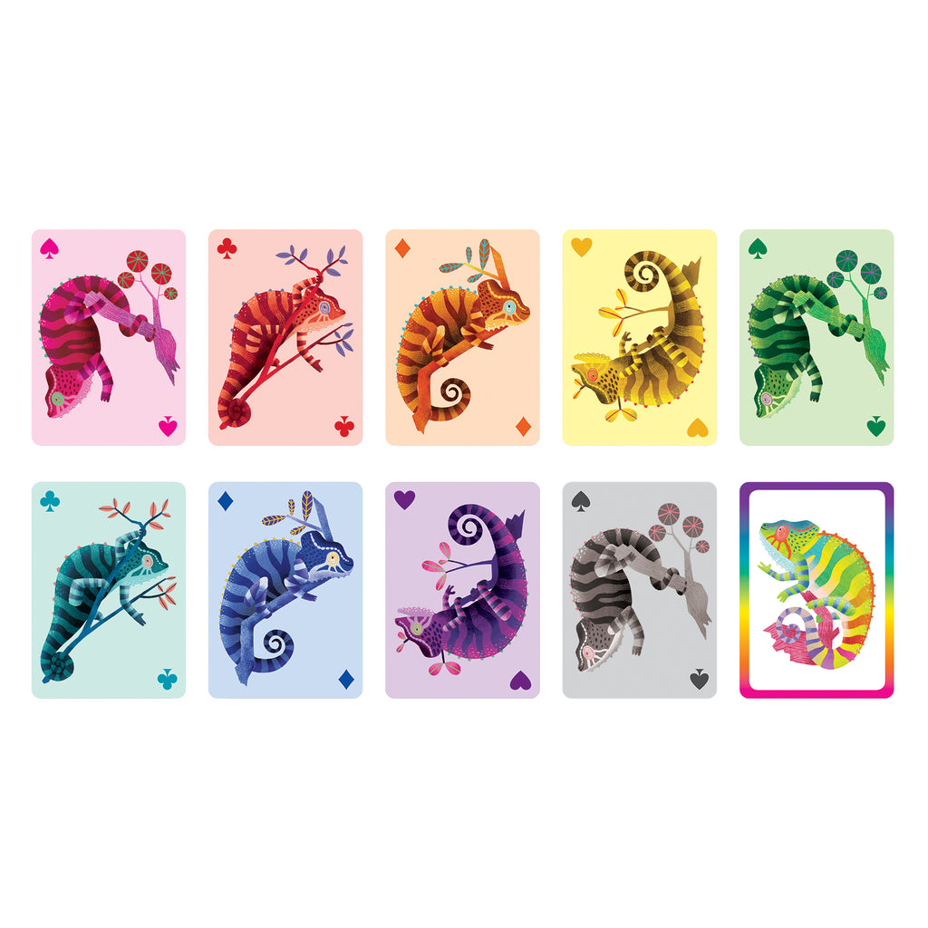 CRAZY CHAMELEON! PLAYING CARDS TO GO