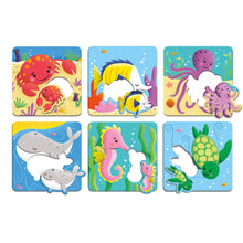 Load image into Gallery viewer, OCEAN BABIES MATCHING PUZZLES