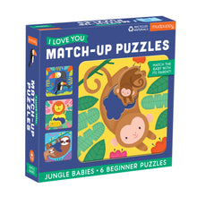 Load image into Gallery viewer, JUNGLE BABIES MATCHING PUZZLES