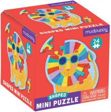 Load image into Gallery viewer, RAINBOW LION, MINI SHAPED PUZZLE, 24PCS, F20