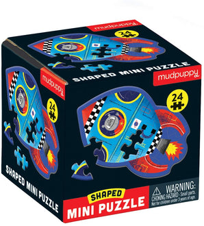 SPACESHIP, MINI SHAPED PUZZLE, 24PCS,