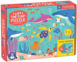 LIFT THE FLAP, OCEAN PARTY, 12PCS, F20