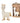 LILITH THE LLAMA - NATURAL RUBBER RATTLE TOY IN GIFT BOX 18CM