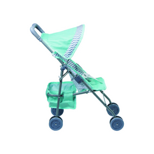 Load image into Gallery viewer, ZIG-ZAG MEDIUM SHADE UMBRELLA STROLLER FITS ALL UP TO 51CM DOLLS