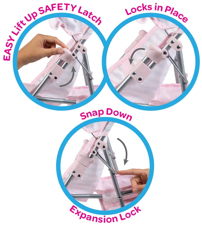 Medium Shade Umbrella Stroller (Classic Print - Pink)
