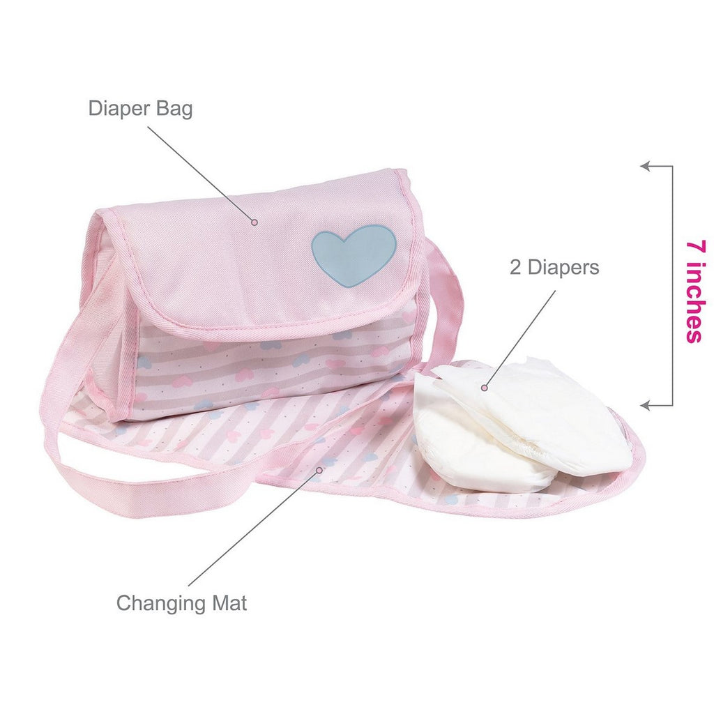 Classic Pastel Pink Diaper Bag